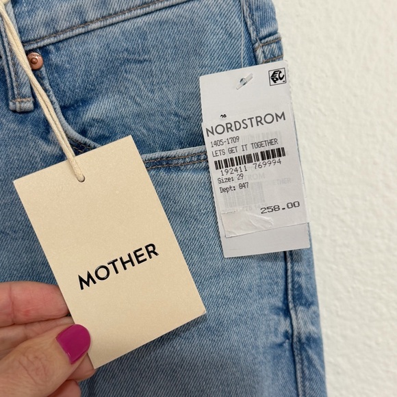 NWT MOTHER The Doozy High-Rise Flare Jeans Women's 29 Blue Let's Get It Together - Picture 7 of 16